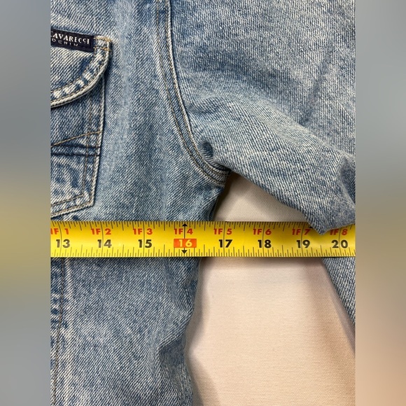 VTG Z Cavaricci womens stone washed jean jacket size Medium Y2K USA made cropped - Picture 6 of 10